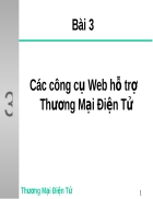 Các công cụ Web hỗ trợ Thương Mại Điện Tử