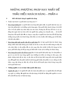 Nhung phuong phap hay nhat de thau hieu khach hang 3