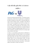 Cuộc đối đầu giữa P G và Unilever 2