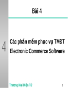 Các phần mềm phục vụ TMĐT Electronic Commerce Software