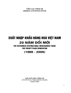 Xuất nhập khẩu Việt Nam 1986 2005