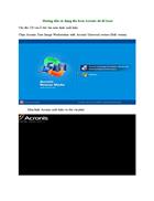 Hưỡng dẫn sử dụng đĩa boot Acronis đó để boot