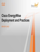 Cisco EnergyWiseDeployment and Practices