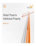 Global Threat to Intellectual Property