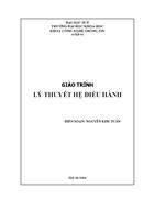 Giáo trình lý thuyết hệ điều hành