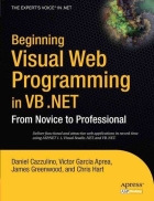 Beginning Visual Web Programming in VB NET From Novice to Professional