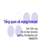 Tong quan ve mang Internet