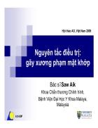 Điều trị gãy xương phạm khớp Hội thảo AO Việt Nam 2009