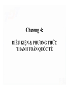 Dieu kien phuong thuc thanh toan quoc te