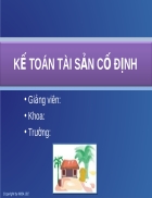 Kế toán tài sản cố định 2