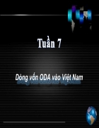 Dòng vốn ODA vào Việt Nam