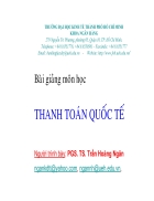 Phương tiện thanh toán quốc tế