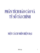 Phân tích báo cáo và tỷ số tài chính một cách nhìn hiện đại