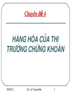 Hàng hóa của thị trường chứng khoán