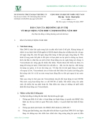 Báo cáo của hội đồng quản trị về hoạt động năm 2008 và định hướng năm 2009