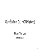 Chuyên đề 9 Bài giảng Quyết định quản lý hành chính nhà nước 1