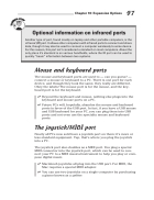 Optional information on infrared ports