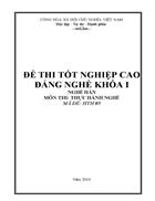 Đề thi nghề hàn 5