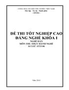 Đề thi nghề hàn 6