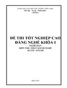 Đề thi nghề hàn 8