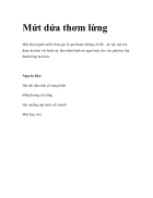 Mứt dứa thơm lừng