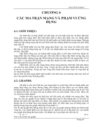 Các ma trận mạng và phạm vi ứng dụng