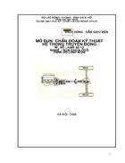 Tài liệuchẩn đoán kỹ thuật hệ thống truyền động
