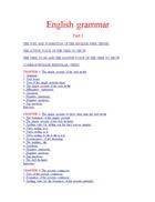 English Grammar 1