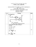 Đáp án đề thi lý thuyết nghề điện công nghiệp 23