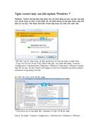 Ngan restart may sau khi update Windows 7