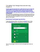 Trải nghiệm Task Manager hoàn toàn mới trong Windows 8