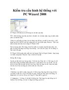 Kiểm tra cấu hình hệ thống với PC Wizard 2008