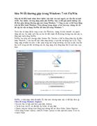 Sửa 50 lỗi thường gặp trong Windows 7 với FixWin