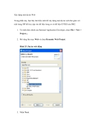 Xây dựng một dự án Web