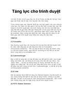 Tăng lực cho trình duyệt