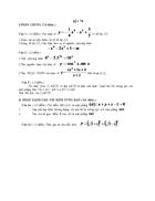 Đề thi tốt nghiệp toán THPT 94