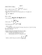 Đề thi tốt nghiệp toán THPT 91