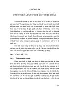 Các chiến lược thiết kế thuật toán