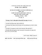 Đề thi TNCĐ nghề nguội sửa chữa máy công cụ 2008 2011 lí thuyết thực hành hướng dẫn giải 25 3