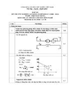 Đề thi tốt nghiệp cao đẳng nghề khóa 2 2008 2011 lý thuyết điện dân dụng lt38