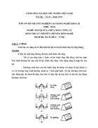 Đề thi tốt nghiệp cao đẳng nghề khóa 2 2008 2011 Nguôi sửa chữa máy công cụ Lí thuyết Tình huống hướng dẫn giải 04