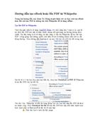 Hướng dẫn tạo eBook hoặc file PDF từ Wikipedia