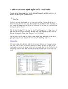 4 add on cai thien benh ngon RAM cua Firefox