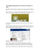 Trai nghiem khong gian web voi Internet Explorer 9 Beta