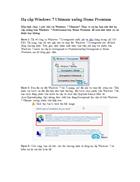 Ha cap Windows 7 Ultimate xuong Home Premium