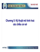 Ky thuat mo hinh hoa cac chieu co so