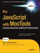 Pro JavaScript with MooTools Learning Advanced JavaScript Programming