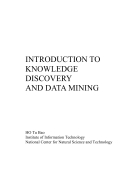 Introduction to knowledge discovery and data mining