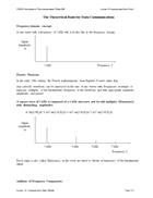 The Theoretical Basis for Data Communication