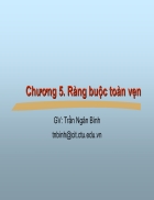 Rằng buộc toàn vẹn